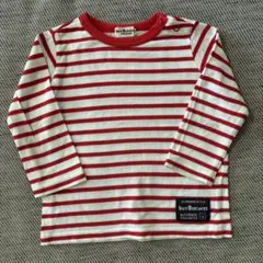 最終値下げ　ホットビスケッツ　80㎝　ボーダー　ロンT 長袖