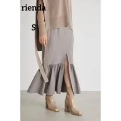 【rienda】 センターラインスリットハイウエストマーメイドスカートのサムネイル