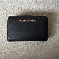 MICHAEL KORS 二つ折り財布 ブラック