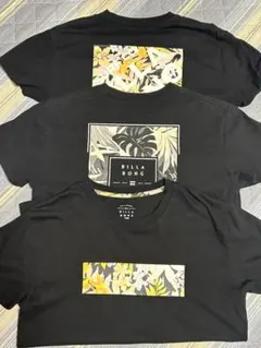 BILLABONG ♡半袖Tシャツ ブラック３枚セット