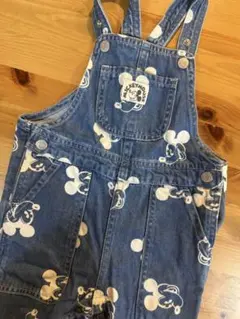 ミッキーマウス デニムオーバーオール 9-12