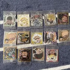 ワンピース大海賊シールウエハース レア 金 ニカ 裏カタクリまとめ売り