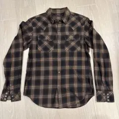 monkey time ネルシャツ　茶色　Mサイズ