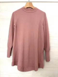 theory luxeピンク ハイネック ニット 長袖