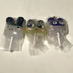 たまごっち　カラフルキャンディチャーム　ますくっち まめっち みみっち