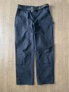 Carhartt ダブルニー ブラック 36x32 USA製 デッドストック