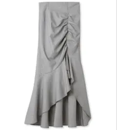 snidel シャーリングスリットマーメイド スカート