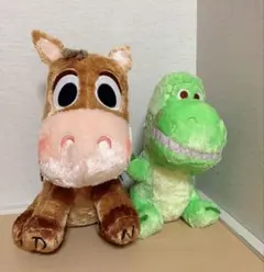 トイストーリー　ブルズアイ＆レックス　ぬいぐるみセット