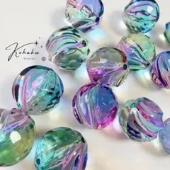 手染めビーズ 塗装ビーズ アクリルビーズ パーツ
