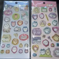 ちいかわ　ポップデコパーティー　ラメきらクリスタルシール　2枚セット