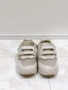 New Balance ホワイト スニーカー マジックテープ 13.5cm