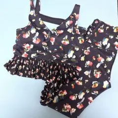 SUKALA ヨガウェア 上下セット 花柄 プリーツ
