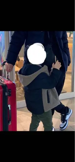 コムサ　キッズダウン　リバーシブル　コムサイズム 120cm