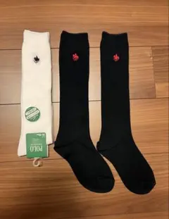 POLO ハイソックス　3足セット　20〜22cm