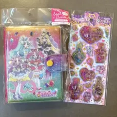 名探偵プリキュアシールバインダー、ウォーターシールセット