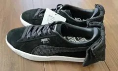 PUMA ブラック スエード スニーカー　22cm 未使用