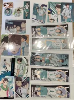 ハイキュー及川徹ランダムカード、缶バッチ、アクリルキーホルダー