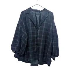 HARE ハレ チェック柄 オーバーシャツ＋ベルトセット フリーサイズ