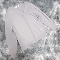 Hina Style ヒナスタイル（4L）カーディガン 薄手 長袖 大きめのサムネイル