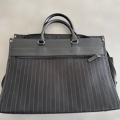 ビジネスバッグ ストライプ 黒