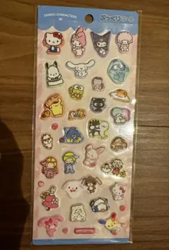 サンリオキャラクターズ　ぷっくりシール