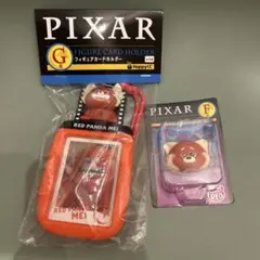 PIXAR Happyくじ カードホルダー フェイスマグネット レッサーパンダ