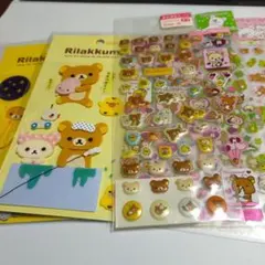 白*柴様 リラックマ シール 6パックセット