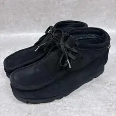Clarks クラークス BEAMS ワラビー ゴアテックス スエード 黒 26のサムネイル