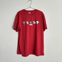 MARVEL Tシャツ レッド デフォルメキャラクター Sサイズのサムネイル