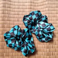 鬼滅の刃 竈門炭治郎モチーフシュシュ2点セット