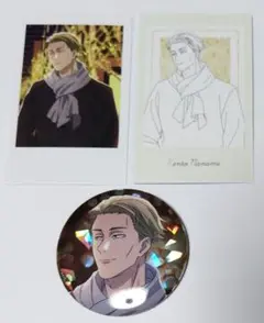 呪術廻戦　マルキューブ　ポラショット　缶バッジ　七海建人セット