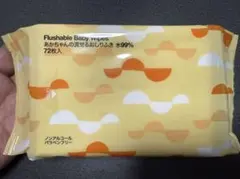 【未使用】アスクル　あかちゃんの流せるおしりふき 72枚入のサムネイル