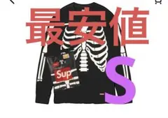 骨サーマル　黒S Supreme x Hanes Bones thermal