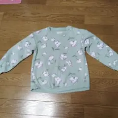 Biquette club　花柄トレーナー 　110　裏起毛　ビケットクラブ