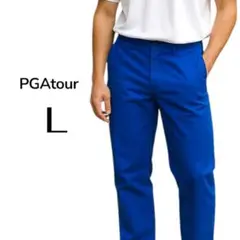 pgatour ゴルフパンツ L 青 メンズ スポーツウェア カジュアル 夏秋