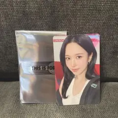 TWICE THIS IS FOR 1万円特典トレカ　ミナ