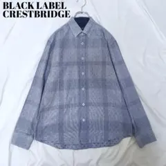 美品✨ブラックレーベルクレストブリッジ ドットチェックシャツ 長袖 M