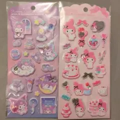 クロミ マイメロ マシュマロシールセット　ジュエル　マシュマロ　ステッカー