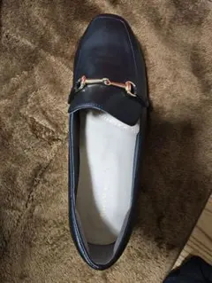 オリエンタルトラフィック 黒 ローファー 25.0センチ