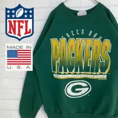 【大人気NFL】リー　グリーンベイパッカーズ　90'sビッグプリントスウェット
