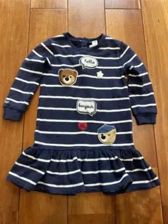 Ralph Lauren ストライプ柄ワンピース 18M