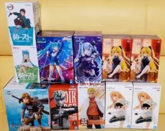 11体セット　NARUTO　初音ミク　他　プライズ　フィギュア　まとめ売り