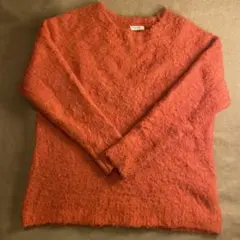 FREAK'S STORE オレンジニットセーター 長袖