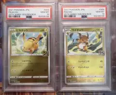 PSA10 連番】ピカチュウ ライチュウ 25th ゴールデンボックス - メルカリ