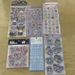 国内正規品サンリオ クロミうるちゅる　タイル　ウォーター　ストーン等6シート