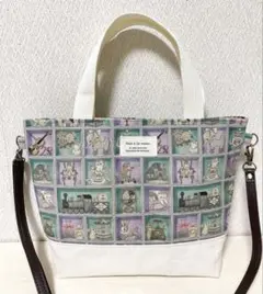 ハンドメイド　ショルダーバッグ　トートバッグ　ユキエモン　TOYナイトボックス