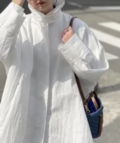FASHIRU stand collar spring coatのサムネイル