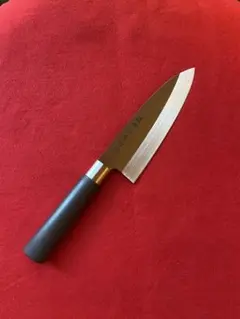 ☆送料無料・関の和包丁・出刃包丁・濃州正宗作・柄部PP(茶)のサムネイル