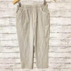 【古着】✨イージーパンツ【F】ストレート　ウエストゴム　ポケット　グレー