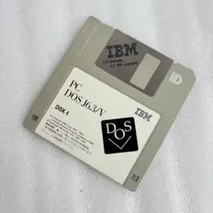 【希少】IBM PC DOS J6.3/V DISK4 3.5インチ 2.0MB